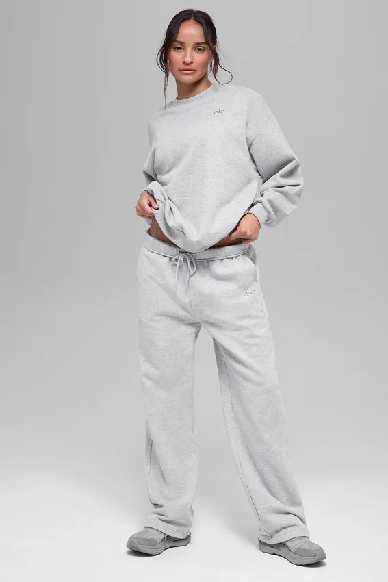 Accolade Pullover mit Rundhalsausschnitt – Athletic Heather Grey