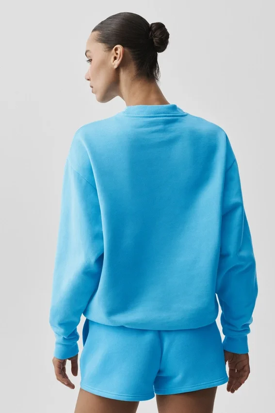 Accolade Pullover mit Rundhalsausschnitt – Azurblau