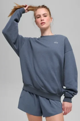 Accolade Pullover mit Rundhalsausschnitt – Bluestone