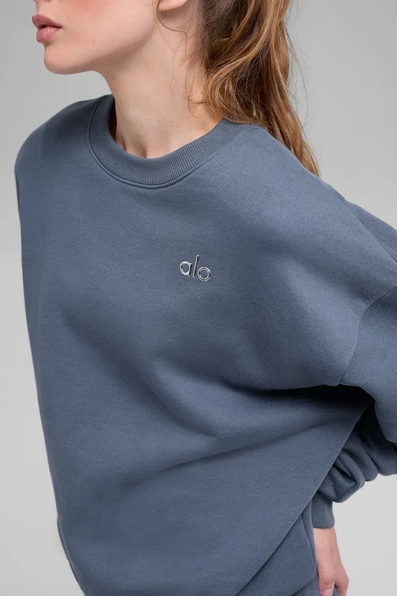 Accolade Pullover mit Rundhalsausschnitt – Bluestone