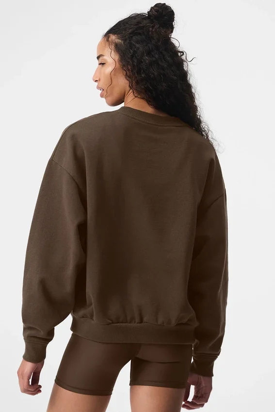 Accolade Pullover mit Rundhalsausschnitt – Espresso