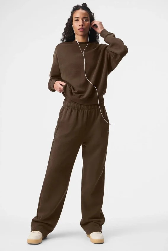 Accolade Pullover mit Rundhalsausschnitt – Espresso