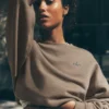 Accolade Pullover mit Rundhalsausschnitt – Gravel