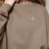 Accolade Pullover mit Rundhalsausschnitt – Gravel