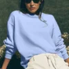 Accolade Pullover mit Rundhalsausschnitt – Hellprovenceblau