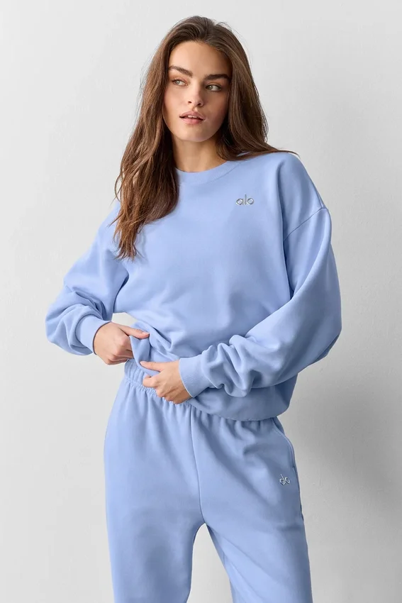 Accolade Pullover mit Rundhalsausschnitt – Hellprovenceblau