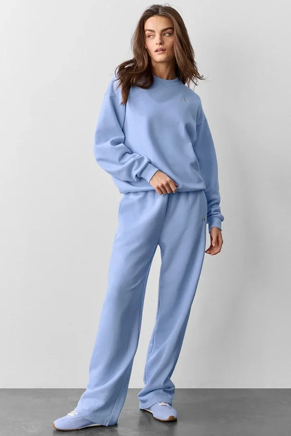 Accolade Pullover mit Rundhalsausschnitt – Hellprovenceblau