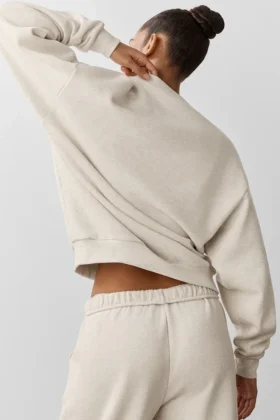 Accolade Pullover mit Rundhalsausschnitt – Oatmeal Heather