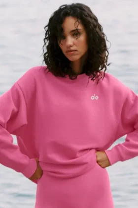 Accolade Pullover mit Rundhalsausschnitt – Paradise Pink