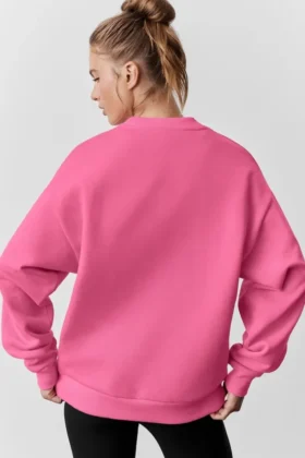 Accolade Pullover mit Rundhalsausschnitt – Paradise Pink