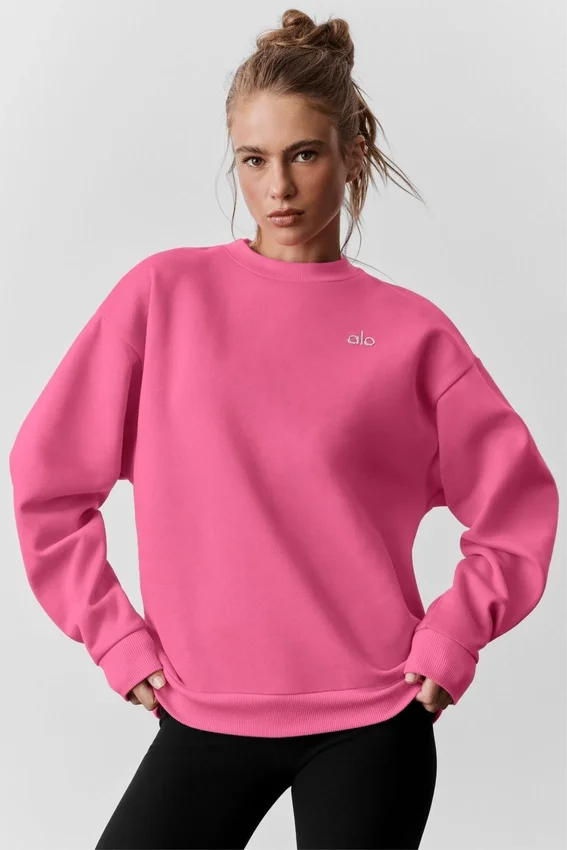 Accolade Pullover mit Rundhalsausschnitt – Paradise Pink