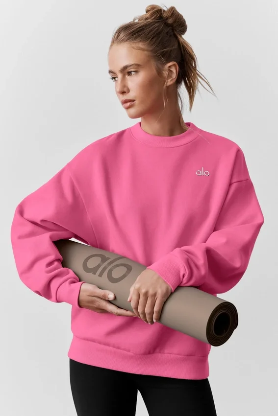 Accolade Pullover mit Rundhalsausschnitt – Paradise Pink