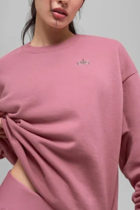 Accolade Pullover mit Rundhalsausschnitt – Pink Wild Rose