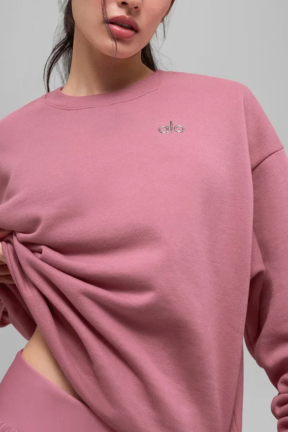 Accolade Pullover mit Rundhalsausschnitt – Pink Wild Rose