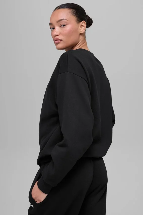 Accolade Pullover mit Rundhalsausschnitt – Schwarz