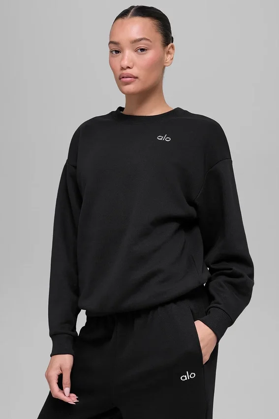 Accolade Pullover mit Rundhalsausschnitt – Schwarz