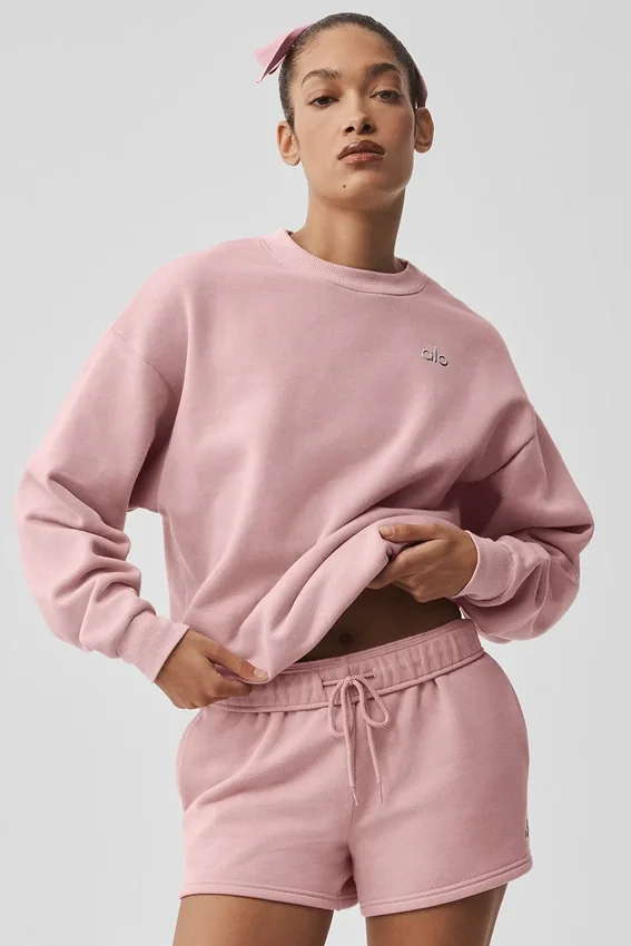 Accolade Pullover mit Rundhalsausschnitt – Vintage Pink