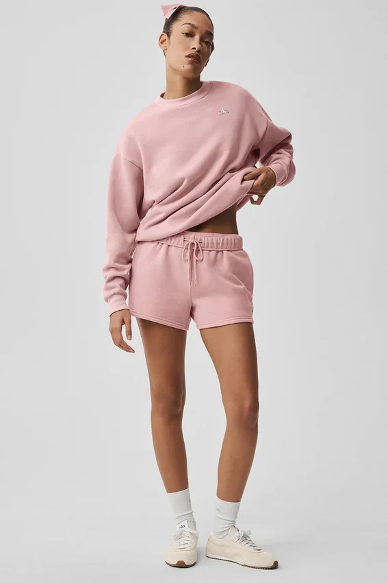 Accolade Pullover mit Rundhalsausschnitt – Vintage Pink