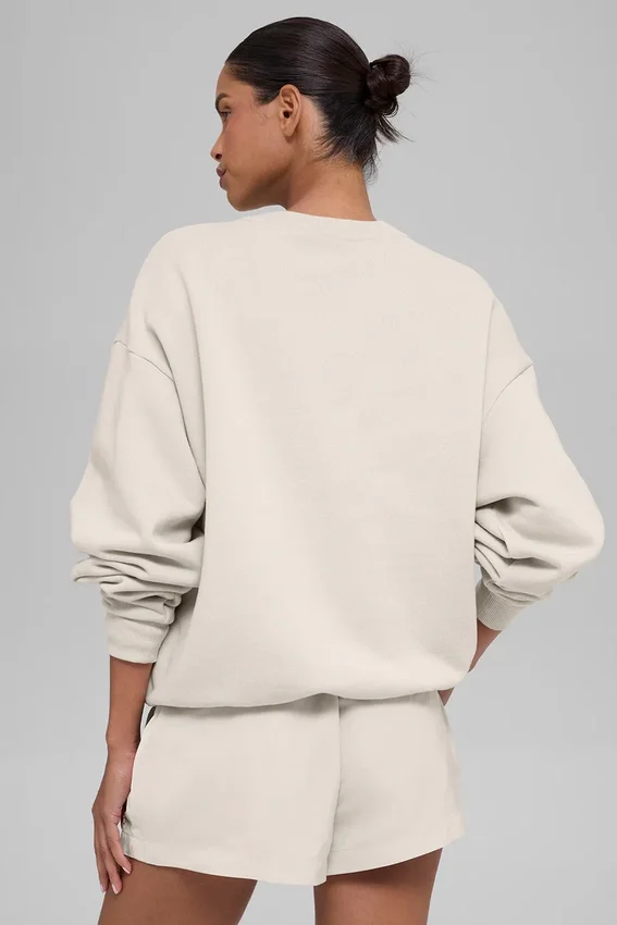 Accolade Rundhals-Pullover – Bone