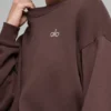 Accolade Rundhals-Pullover – Brownstone