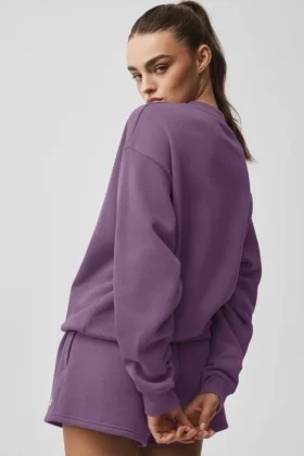 Accolade Rundhals-Pullover – Plum Kiss