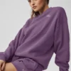 Accolade Rundhals-Pullover – Plum Kiss