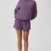 Accolade Rundhals-Pullover – Plum Kiss