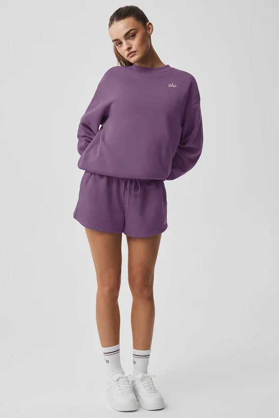 Accolade Rundhals-Pullover – Plum Kiss