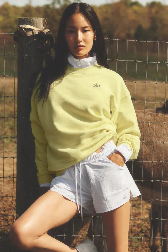 Accolade Rundhals-Pullover – Sunshine