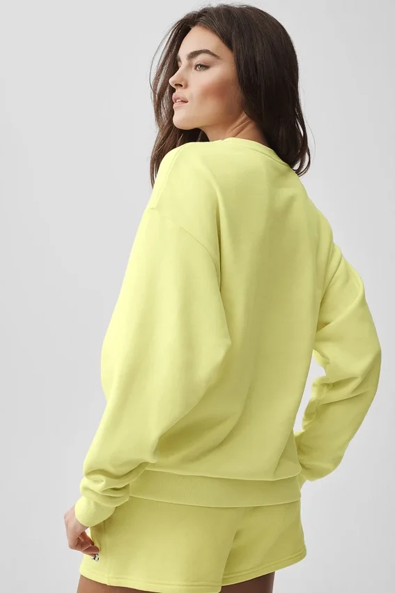 Accolade Rundhals-Pullover – Sunshine