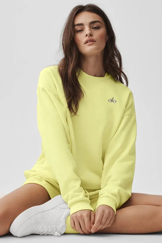 Accolade Rundhals-Pullover – Sunshine