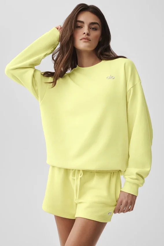 Accolade Rundhals-Pullover – Sunshine