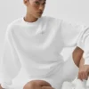 Accolade Rundhals-Pullover – Weiß