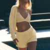 Accolade-Shorts – Kerzenlichtgelb