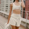 Accolade Shorts – Oatmeal Heather