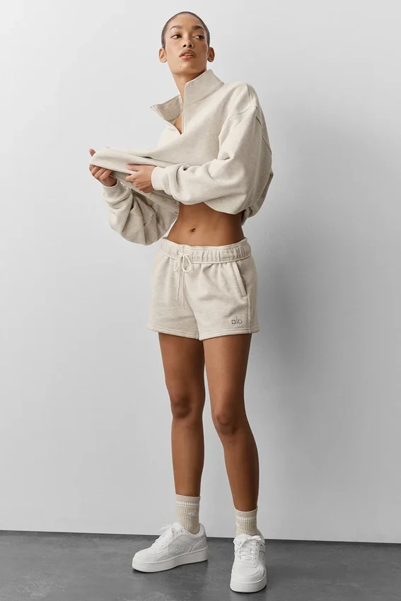 Accolade Shorts – Oatmeal Heather