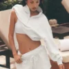 Accolade Shorts – Weiß meliert