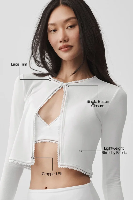 Affection Cardigan – Weiß