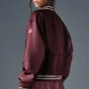 Afterglow Varsity-Jacke – Burgundy Truffle