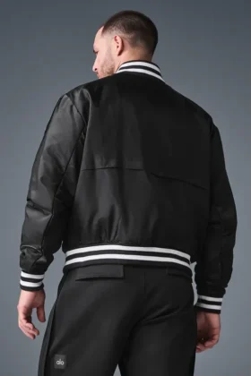 Afterglow Varsity-Jacke – Schwarz