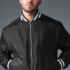 Afterglow Varsity-Jacke – Schwarz