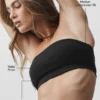 Airbrush-Bandeau-BH – Schwarz