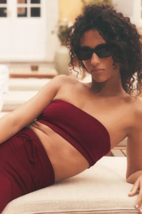 Airbrush-Bandeau-BH – Summer Romance Red