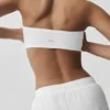 Airbrush-Bandeau-BH – Weiß
