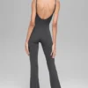 Airbrush Bootcut „One and Done“-Onesie – Anthrazit