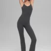 Airbrush Bootcut „One and Done“-Onesie – Anthrazit