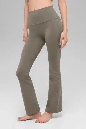 Airbrush High-Waist 7/8 Bootcut-Leggings – Light Cocoa