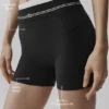 Airbrush High-Waist Better Together Shorts – Schwarz/Weiß