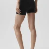 Airbrush High-Waist Better Together Shorts – Schwarz/Weiß