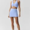 Airbrush High-Waist Good Form Tennisrock – Helles Provence-Blau